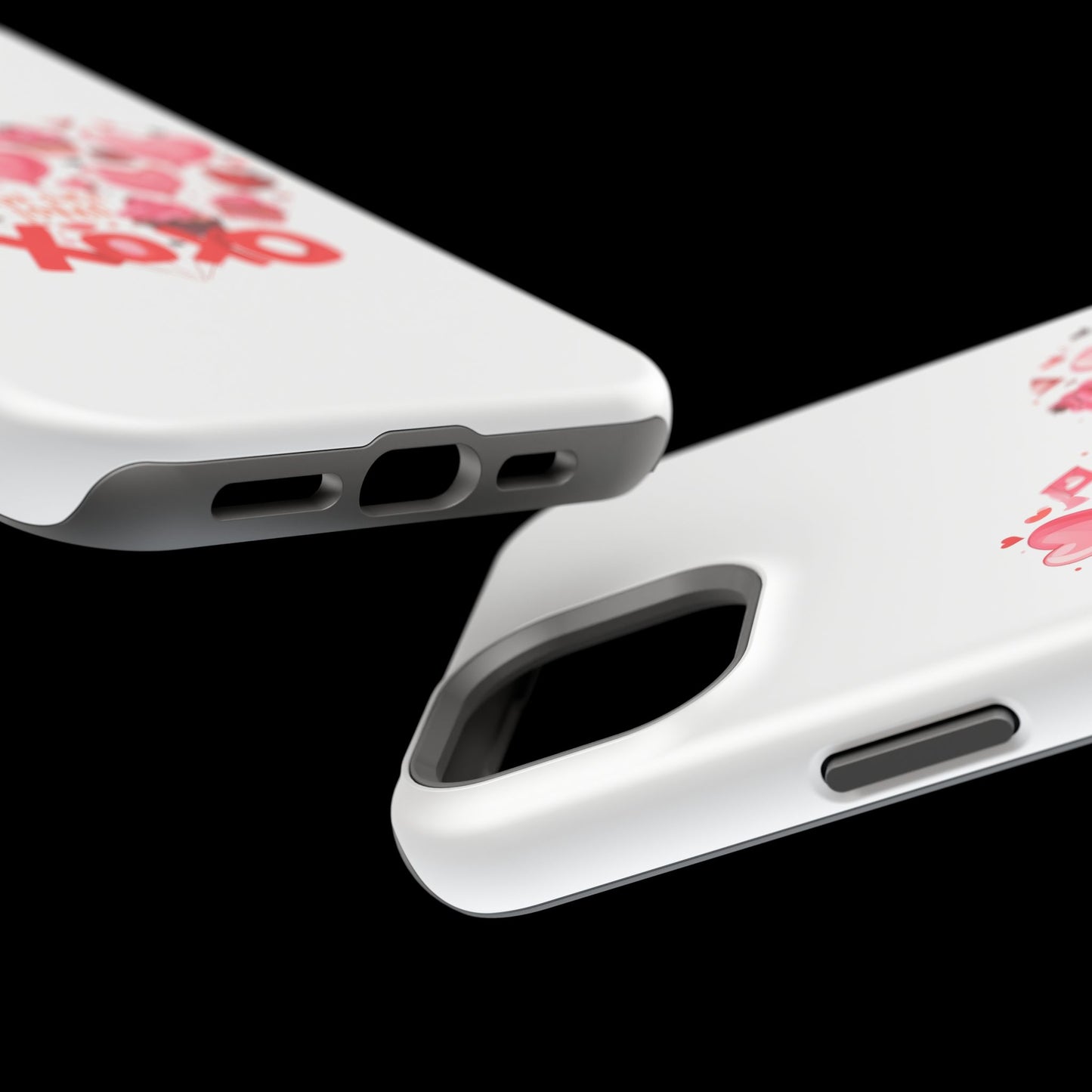 Valentine's Day Magnetic Tough Cases, Cute Phone Cover, Gift for Her, Love Heart Design, Personalizable Tech Accessory