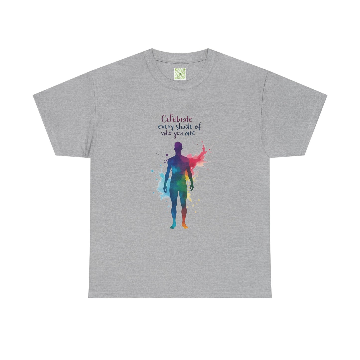 Enneagram Four Celebrate Every Shade Personality Tee, Celebrate Every Shade, Unisex Heavy Cotton, Self Growth, Individualist Tee