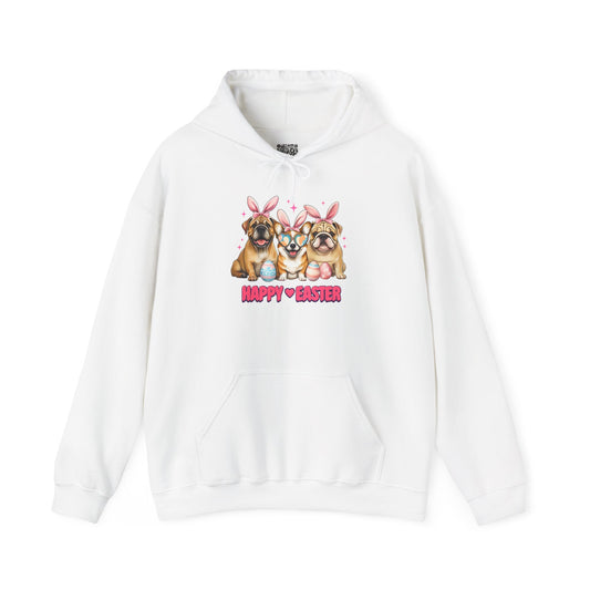 Easter Dog Lovers Hoodie , Cute Bunny Pup Sweatshirt, Cozy Unisex Spring Hoodie, Fun Easter Gift for Pet Owners