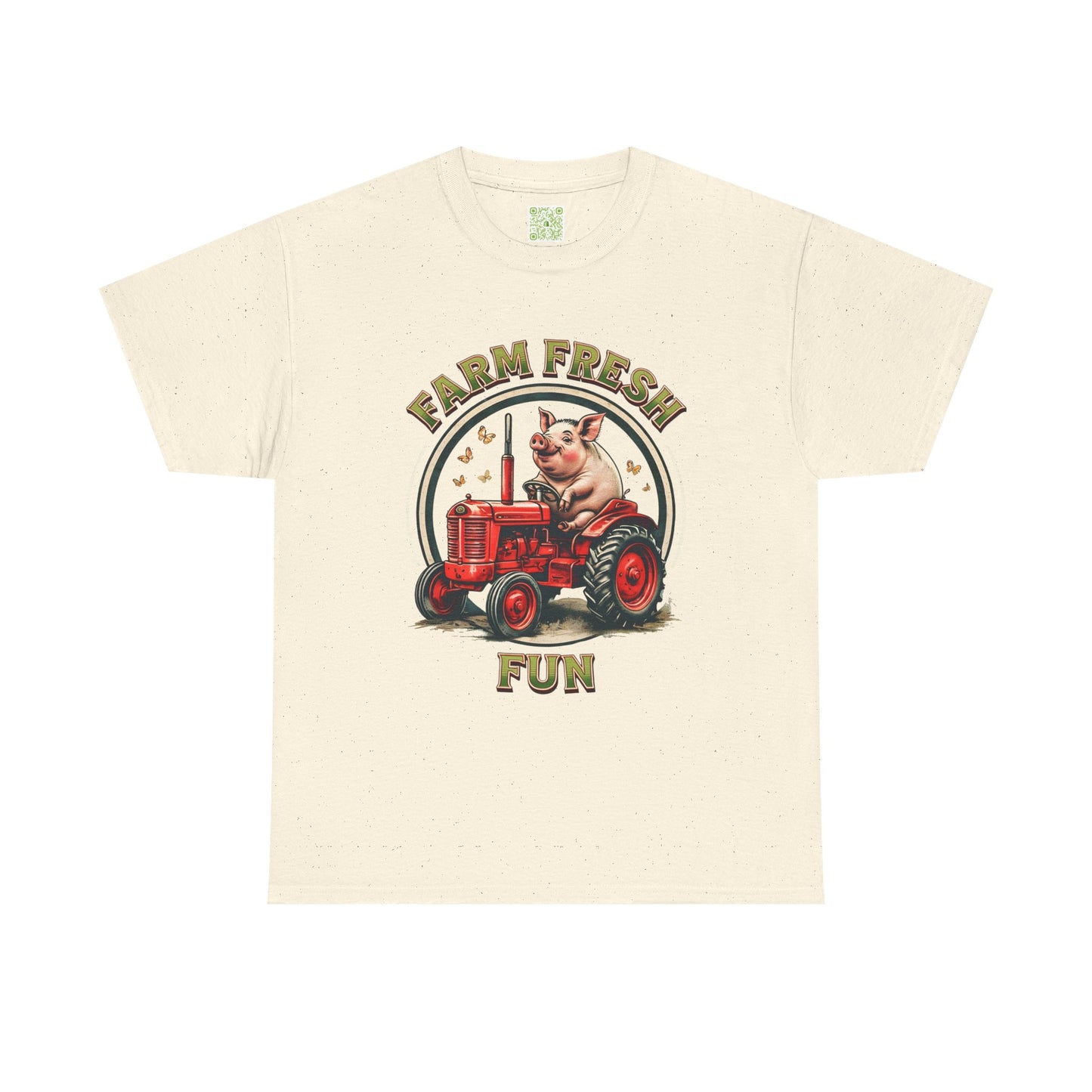 Potbelly Pig Farm Fresh Fun T-Shirt, Vintage Farmhouse Tee, Retro Pig Tractor Shirt, Animal Lover Gift, Country Life Apparel