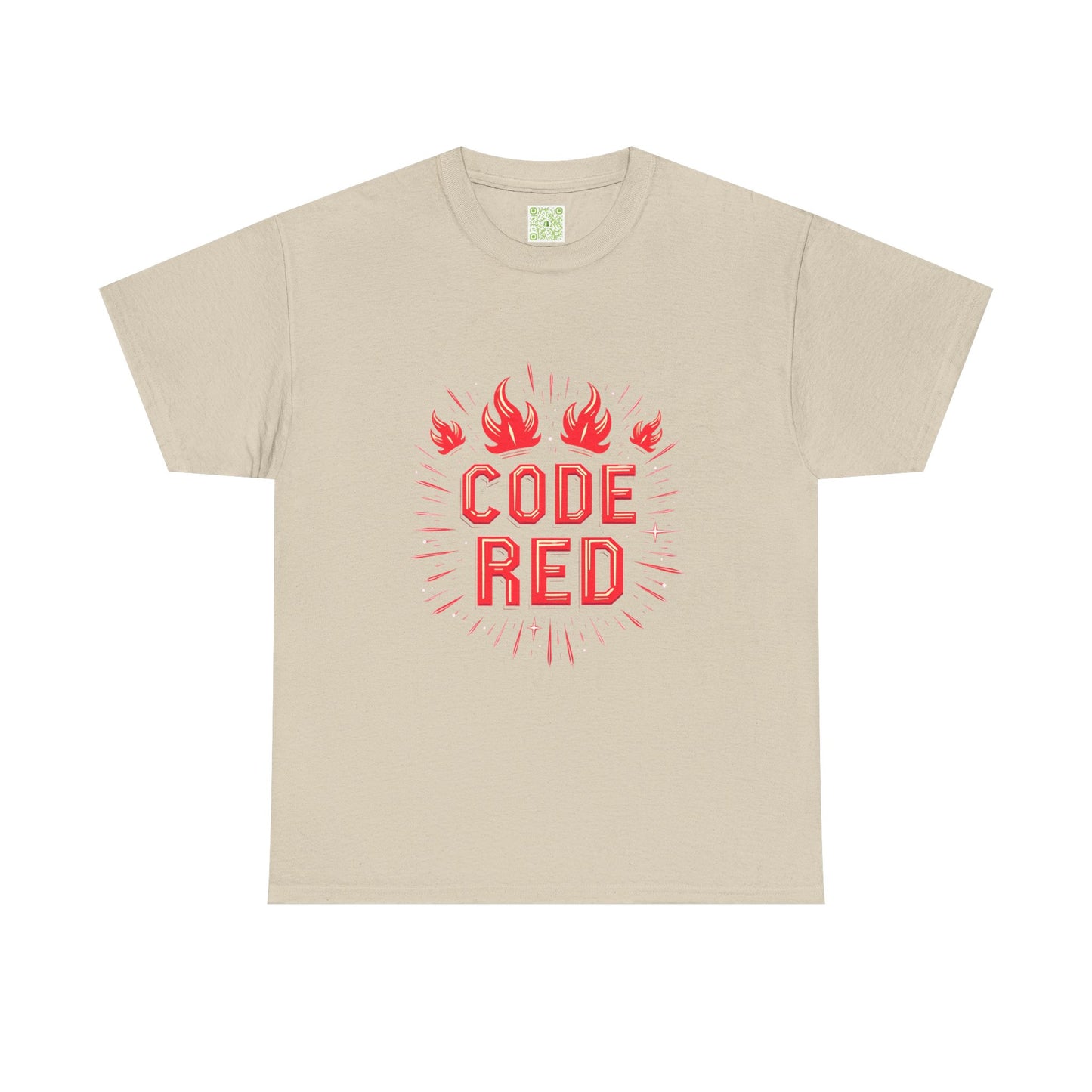 Firefighter Code Red Tee, Firefighting T-Shirt, Fireman Gift, Firefighter Gift, Thin Red Line, Bravery Inspired Shirt, Firefighting Tee