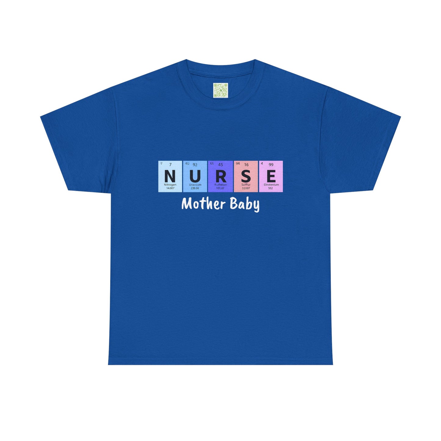 Postpartum Nurse Periodic Table Elements Tee,  Mother Baby Nurse Shirt, Nurse Practitioner, Unisex Tee Gift