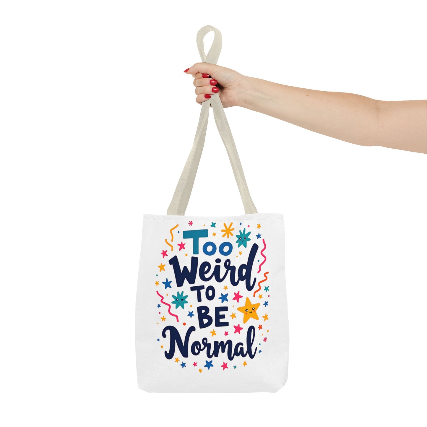 Enneagram Type 4 Tote Bag, To Weird to Be Normal, Personality Test, Enneagram Four, Self Growth Accessories