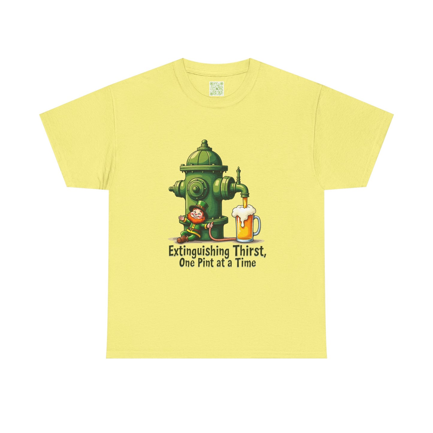 Funny Extinguishing Thirst Unisex Heavy Cotton Tee - Perfect for Pub Lovers, Beer Enthusiasts, Party Goers, Gift, Unisex