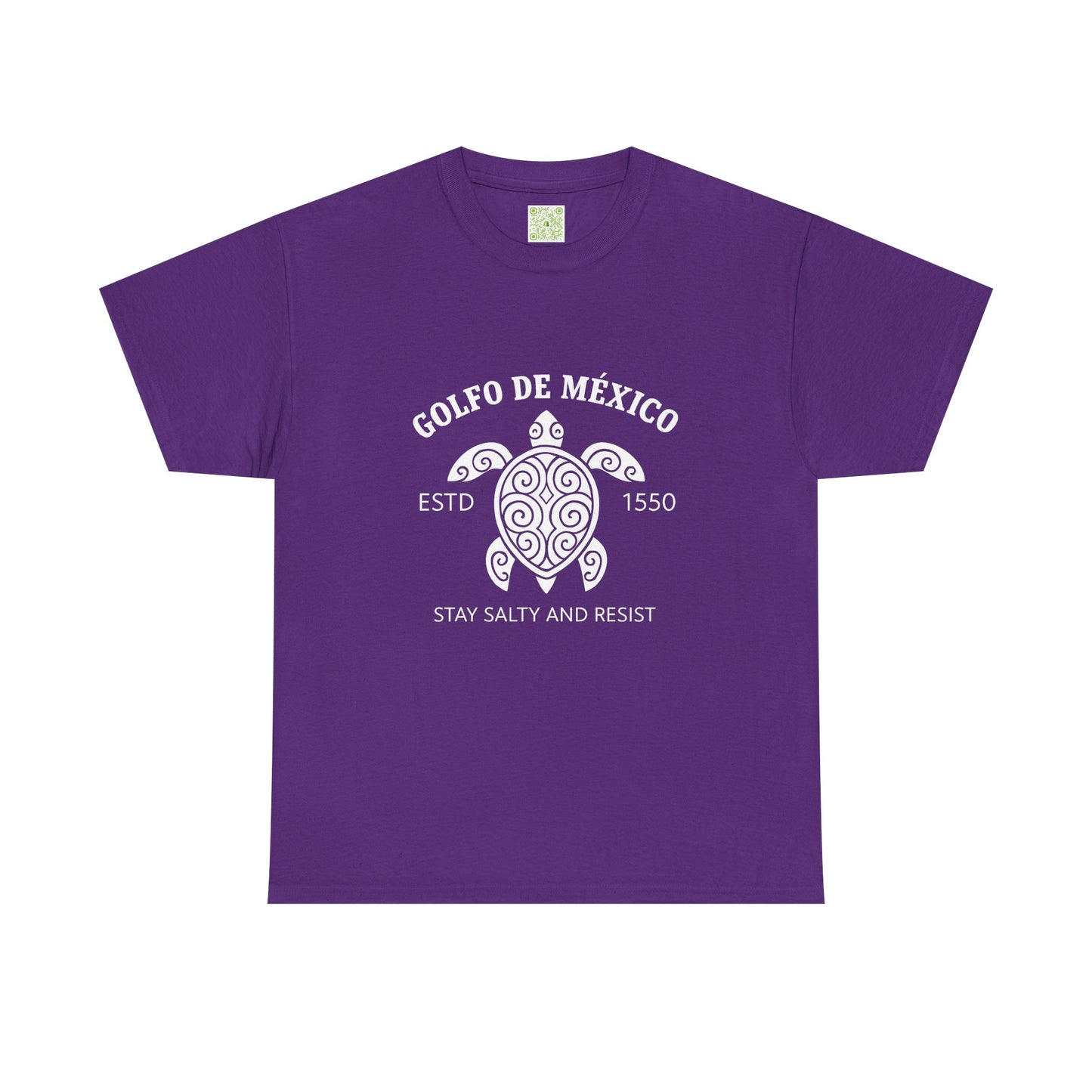 Gulf of Mexico Turtle Cotton Tee, Golfo de Mexico, Stay Salty Shirt, Sea Turtle Shirt, Turtle Shirt, Conversation Starter
