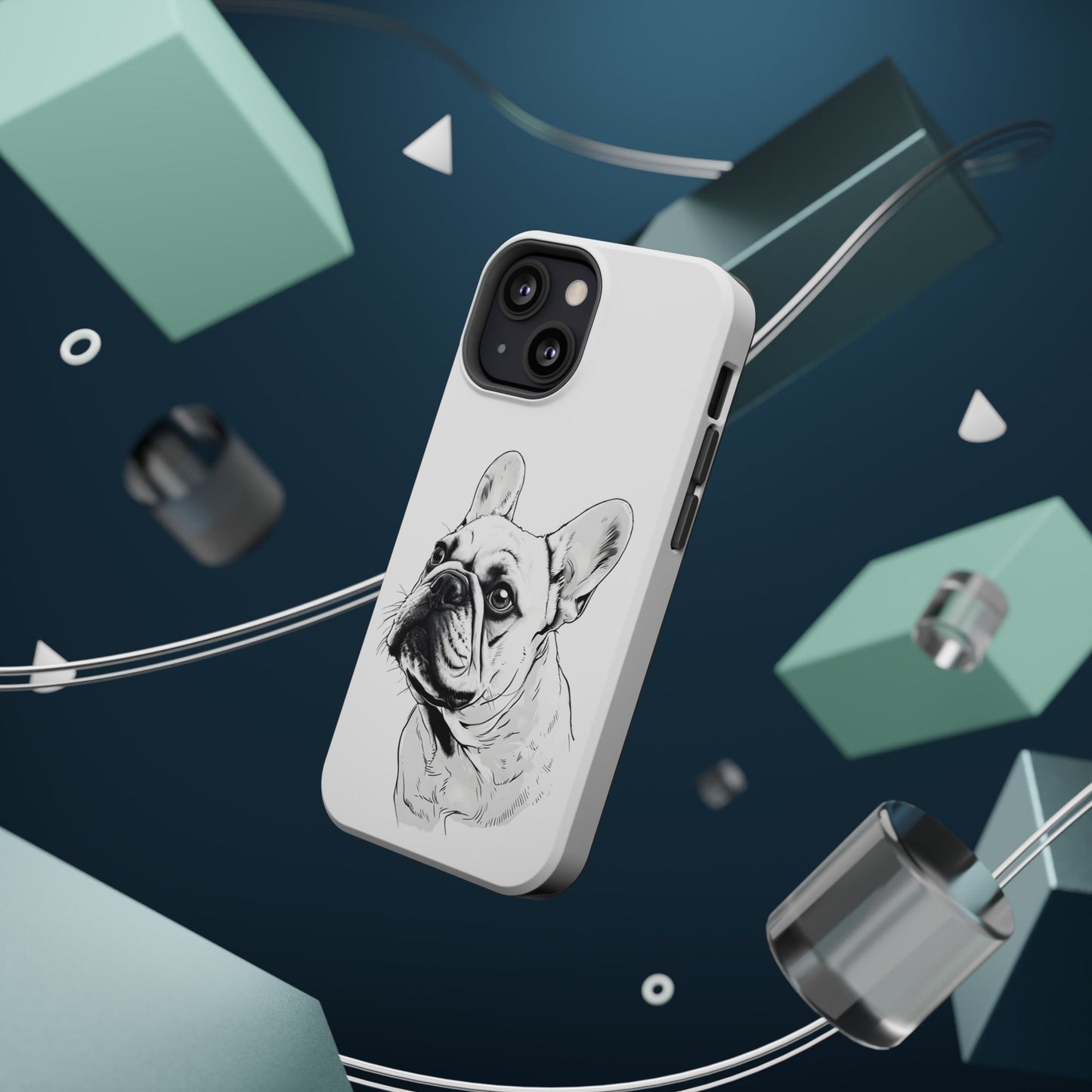 French Bulldog Magnetic Phone Case, Custom Pet Case, Durable Phone Accessories, Gift for Dog Lovers, Unique Phone Protection