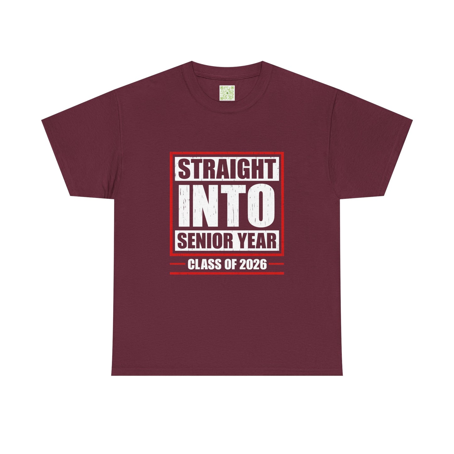 Senior Year Tee, Straight Into Senior Year Shirt, Class of 2026, High School Senior, Back to School, Senior Gift