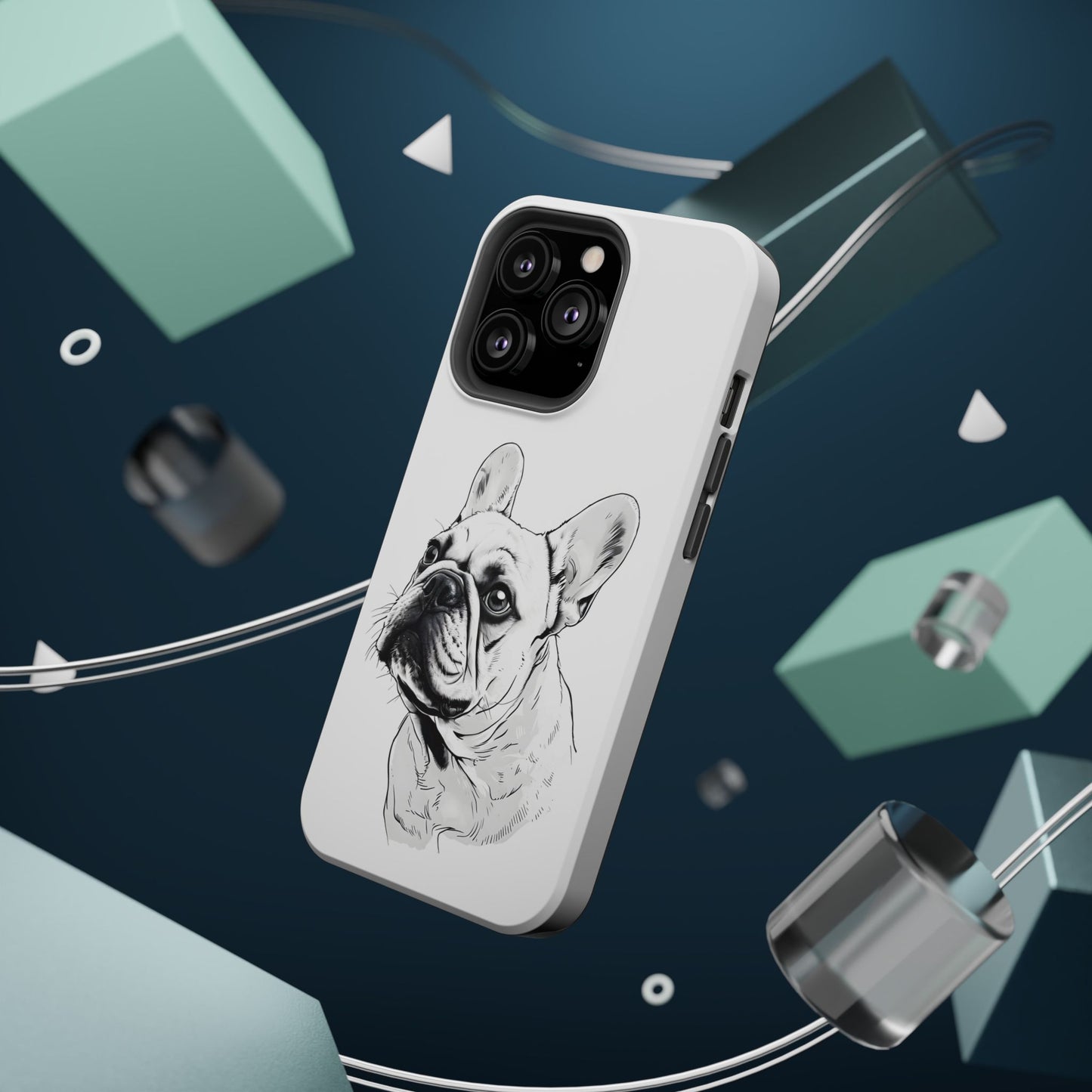 French Bulldog Magnetic Phone Case, Custom Pet Case, Durable Phone Accessories, Gift for Dog Lovers, Unique Phone Protection