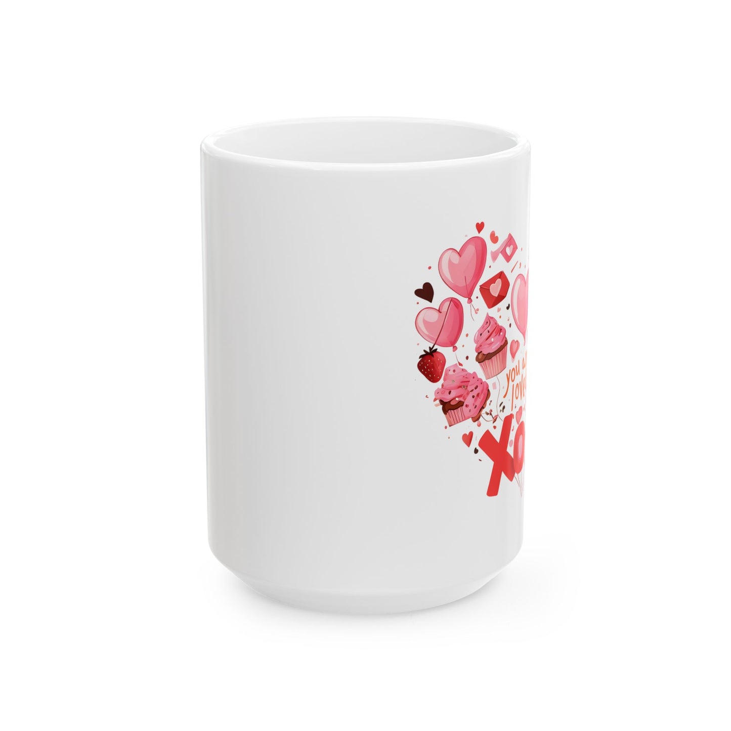 Heartwarming Love Mug - Perfect Valentine's Day Gift - - Heart Design - Romantic Gift