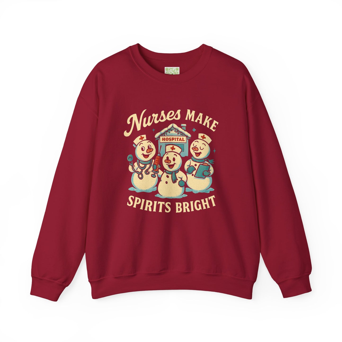 Nurse Snowman Holiday Sweatshirt, Future Nurse Gift, Nurse Retirement, Nurse Practitioner, Nursing Graduation, Gift for Nurse