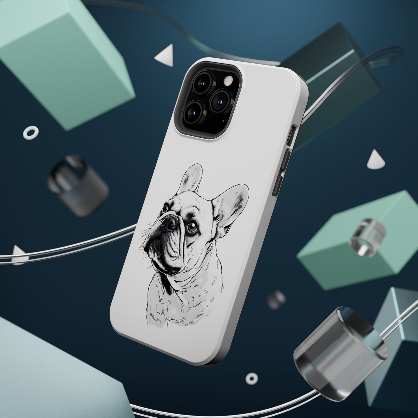 French Bulldog Magnetic Phone Case, Custom Pet Case, Durable Phone Accessories, Gift for Dog Lovers, Unique Phone Protection