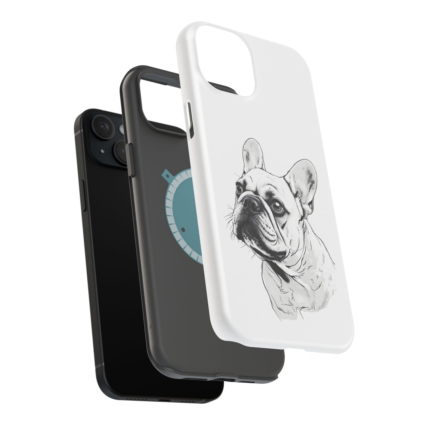 French Bulldog Magnetic Phone Case, Custom Pet Case, Durable Phone Accessories, Gift for Dog Lovers, Unique Phone Protection