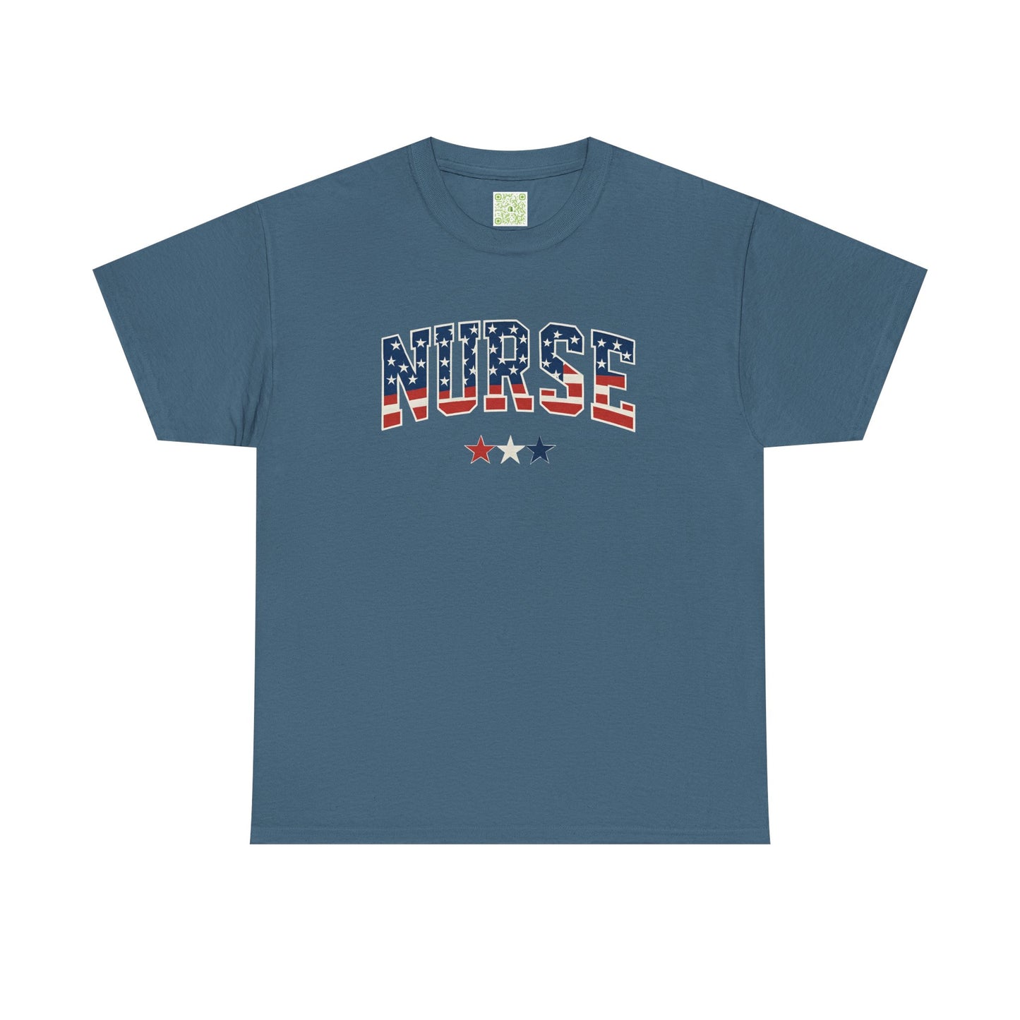 Patriotic Nurse T-Shirt, Cute Nurse Shirt, Gift for Nurse, Independence Nurse, July 4th Nurse, Red White Blue Nurse