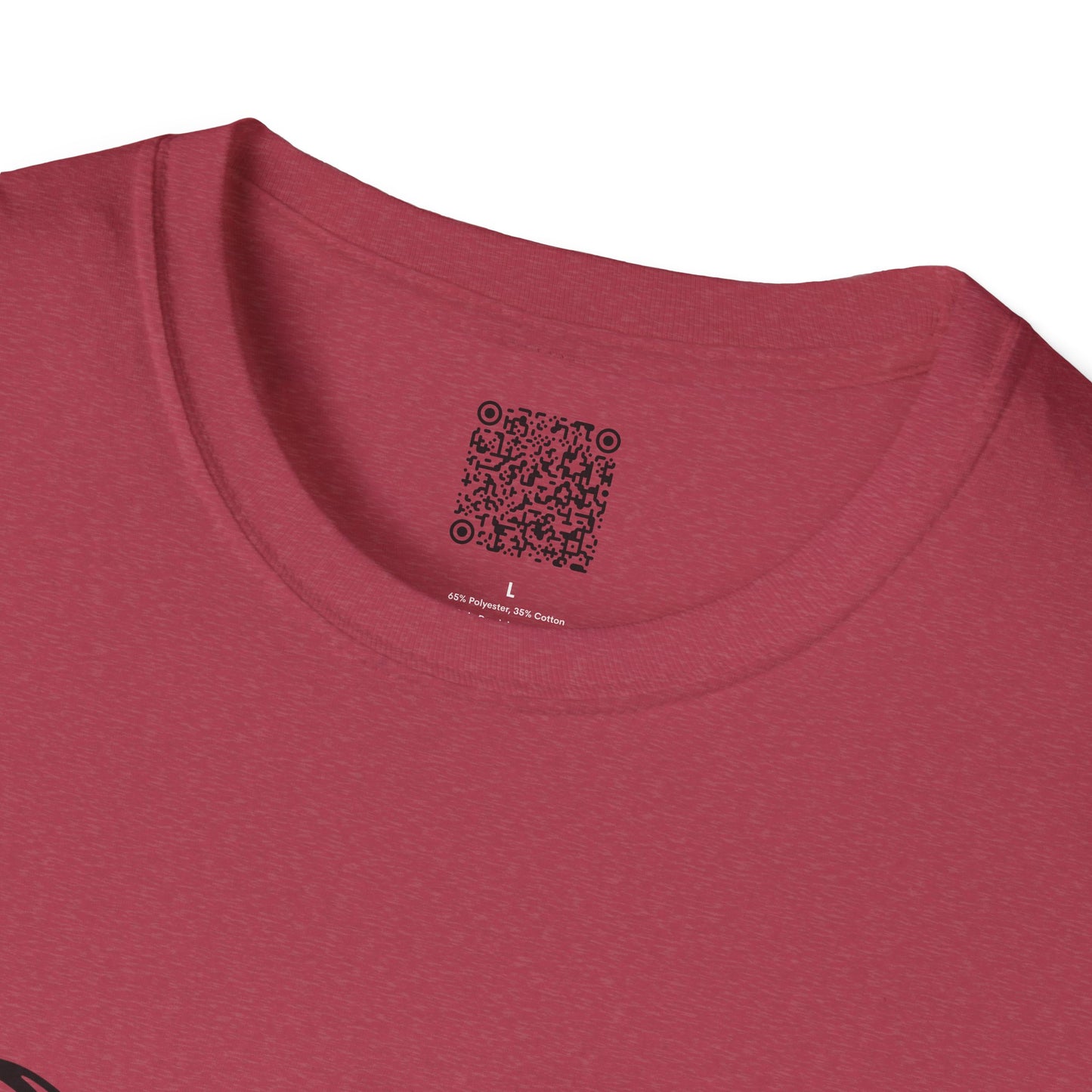 Paw in Hand Love Unisex Softstyle T-Shirt - Hand-Drawn Love Design