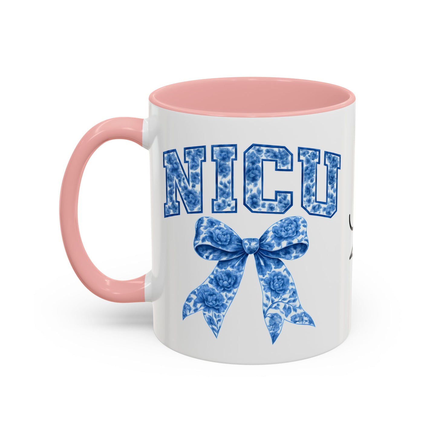 NICU Nurse Chinoiserie Accent Coffee Mug, Nurse Retirement Mug, NICU Nurse Mug, New Job Gift, Mug For NICU Nurse