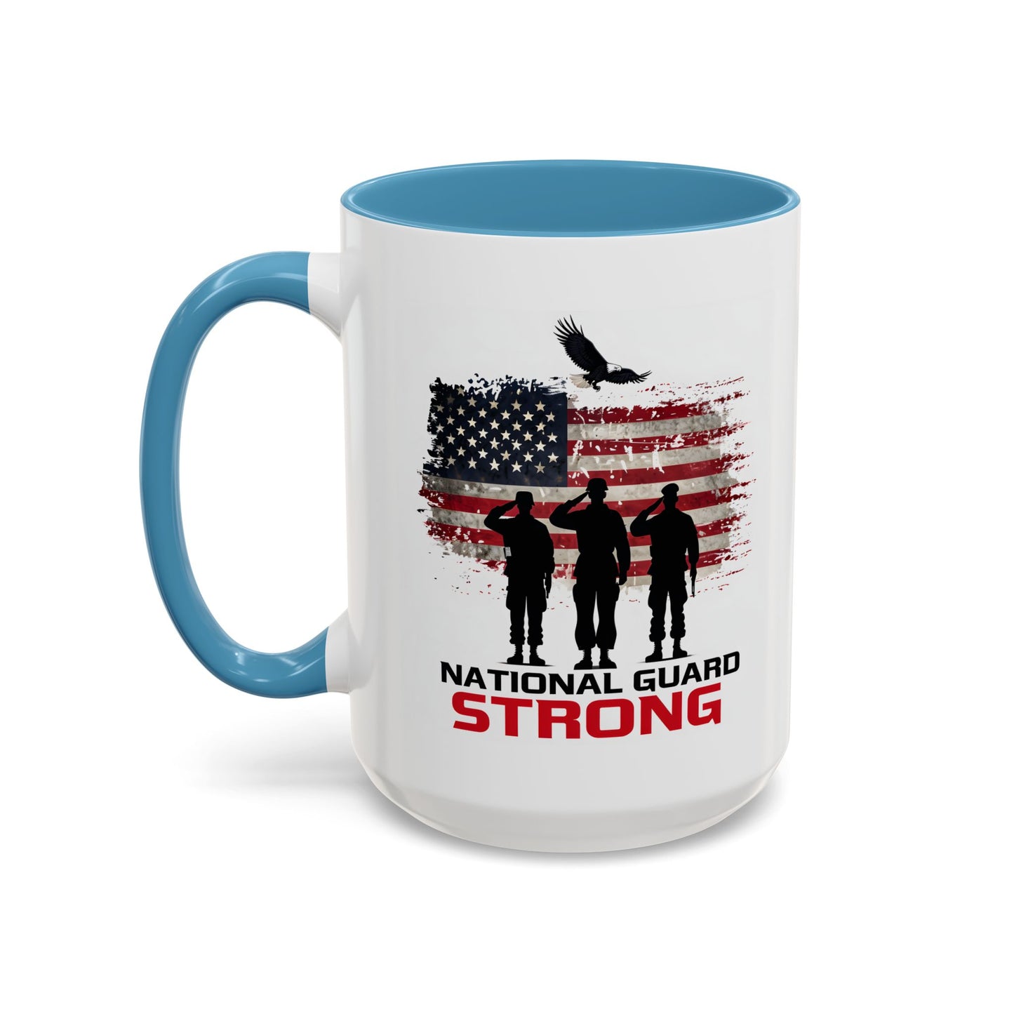 Patriotic National Guard Coffee Mug, Air National Guard, Army Wife Mug, Gift for Soldier, Army Veteran Gift, Army Dad Mug