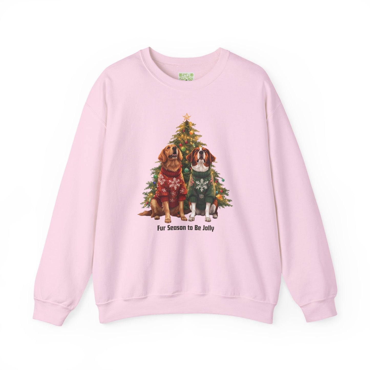 Festive Pet Sweatshirt - Perfect for Holidays, Dog Lovers, Cozy Gatherings, Gift for Pet Parents, Casual Winter Wear