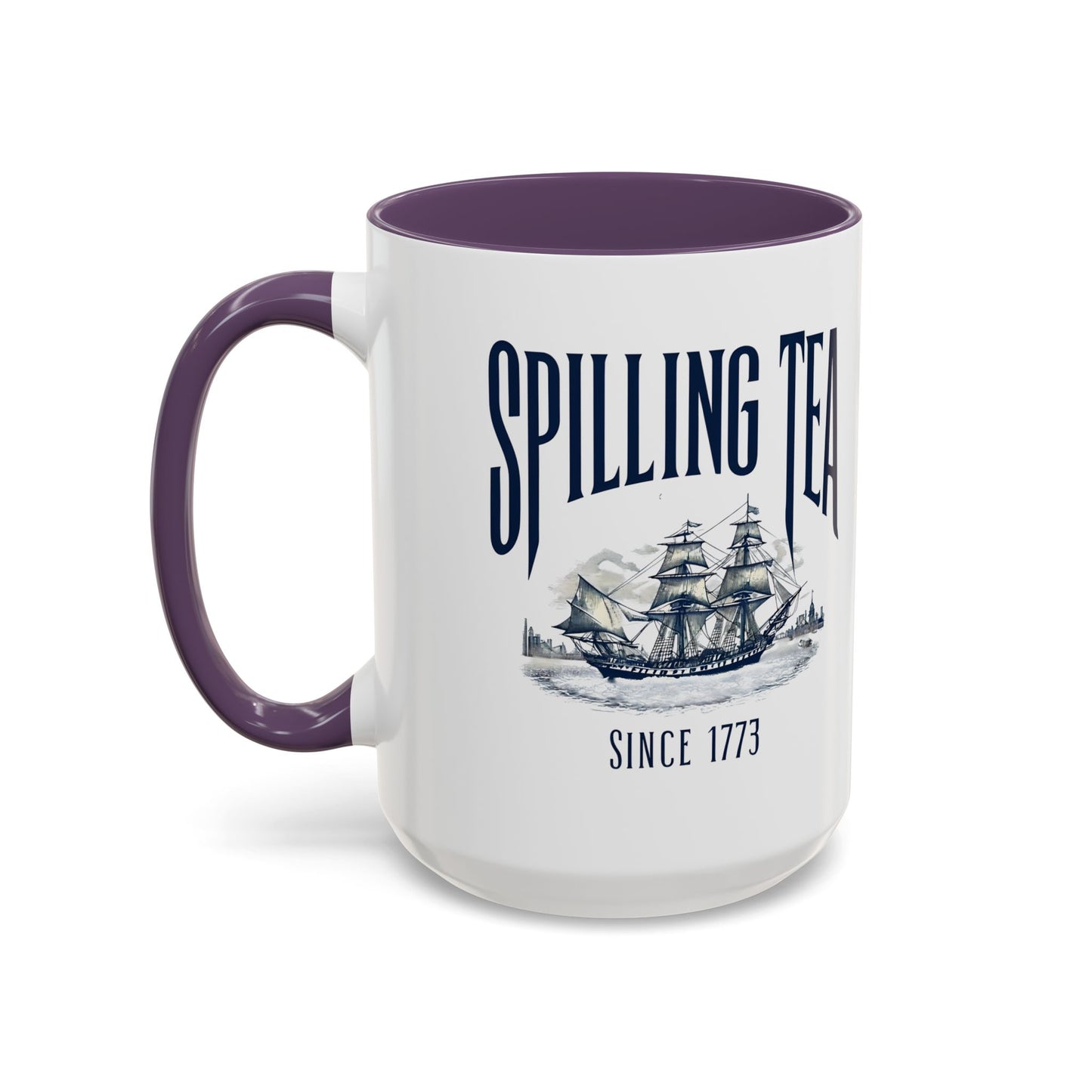 Spilling Tea Since 1773 Coffee Mug, Patriotic Coffee Mug, Funny Patriot Gift, American Freedom, Memorial Day
