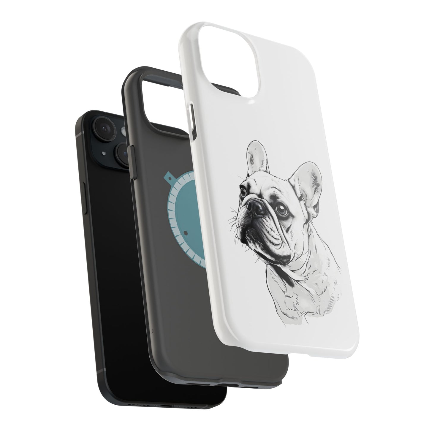 French Bulldog Magnetic Phone Case, Custom Pet Case, Durable Phone Accessories, Gift for Dog Lovers, Unique Phone Protection