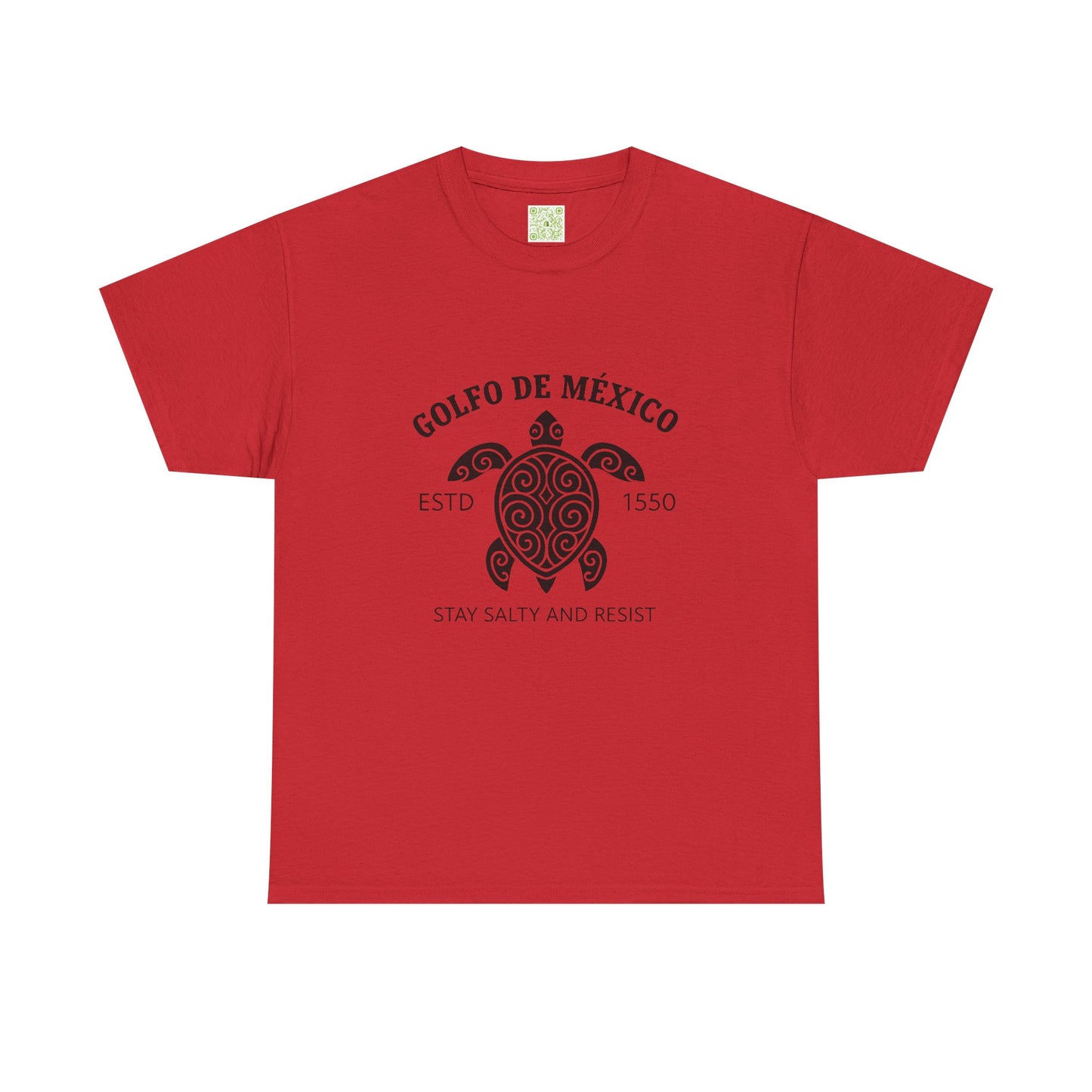Gulf of Mexico Turtle Cotton Tee, Golfo de Mexico, Stay Salty Shirt, Sea Turtle Shirt, Turtle Shirt, Conversation Starter