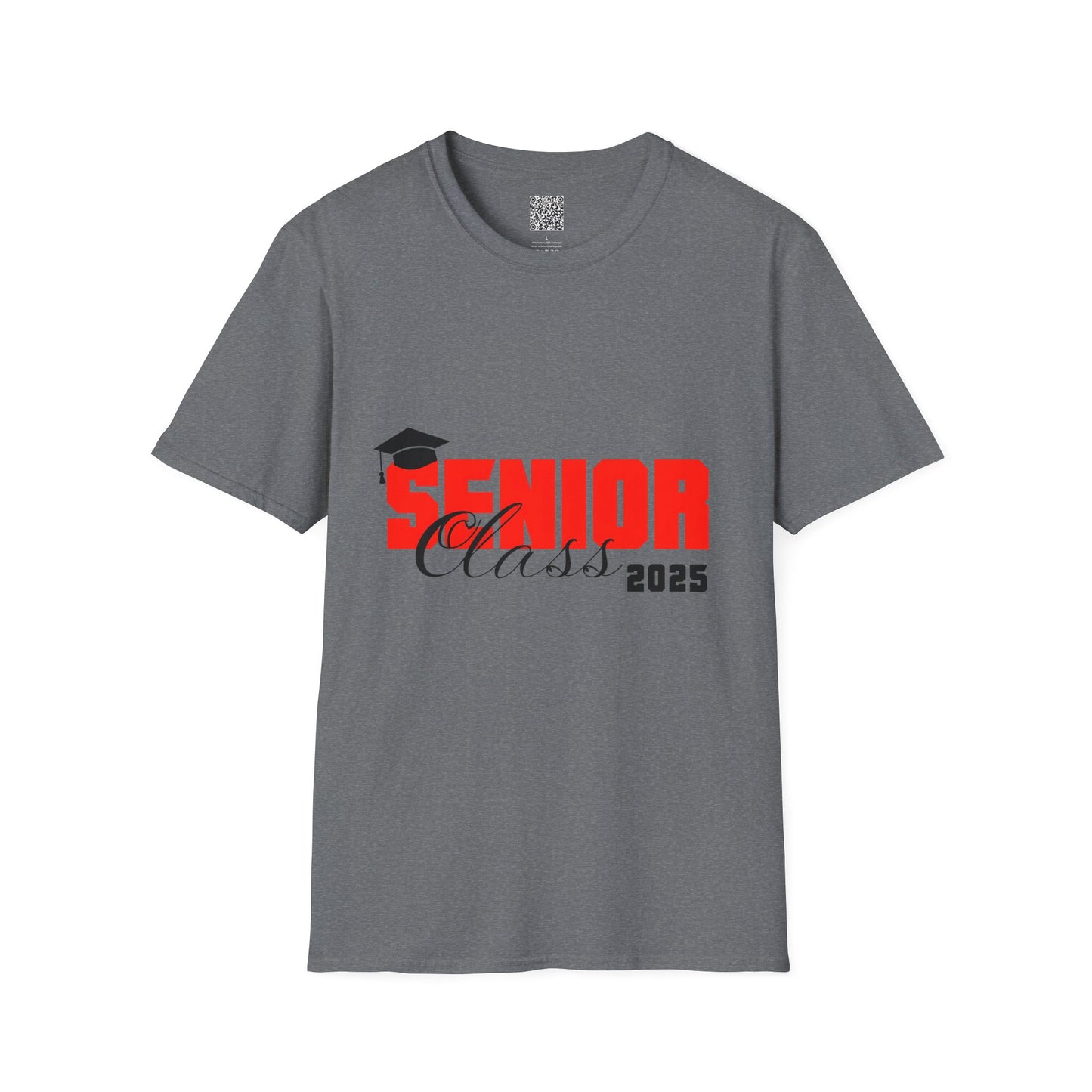 Graduation Senior Class 2025 T-Shirt, Unisex Softstyle Tee, Graduation Gift, High School Senior Shirt, Class of 2025 Apparel, Celebratory