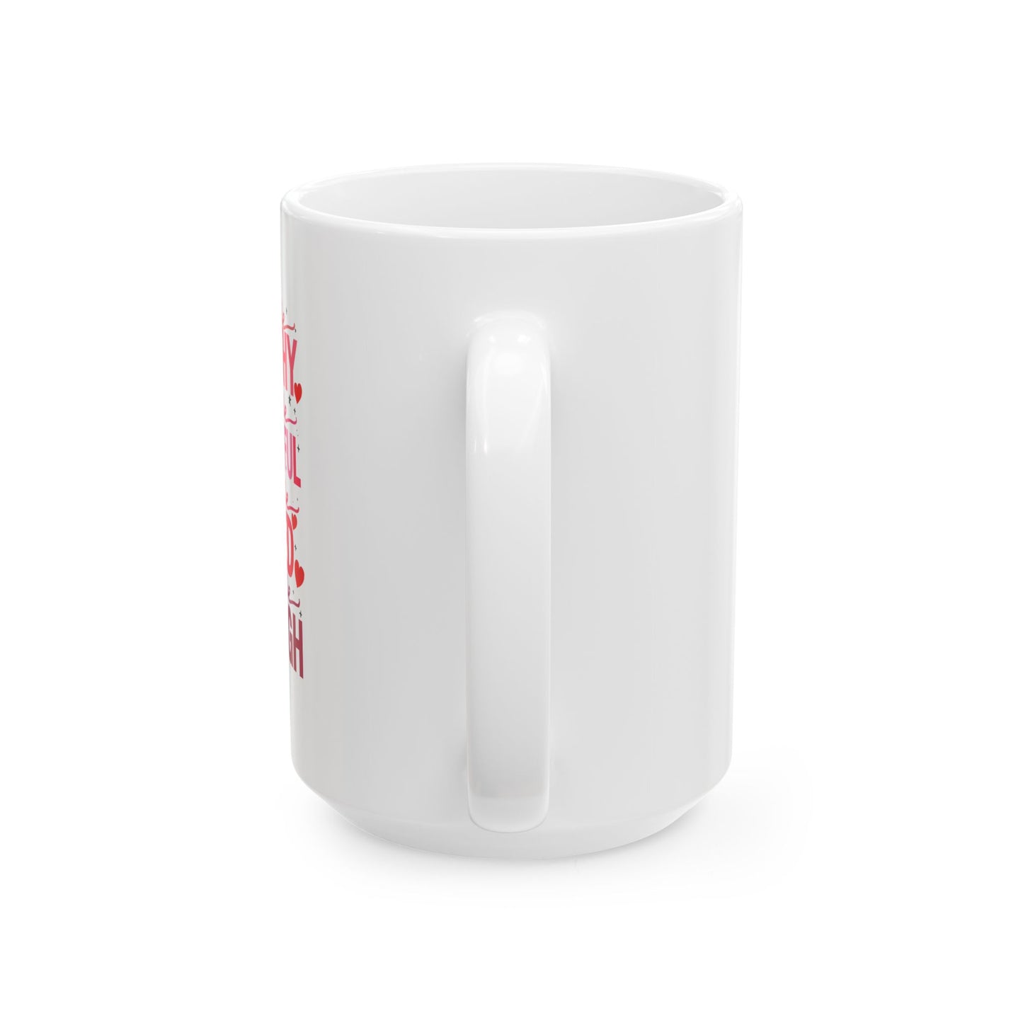 Positive Vibes Mug - Inspirational Quote Valentines Gift, Self-Care Pick-Me-Up, Empower Her Day  - Valentine's Gift