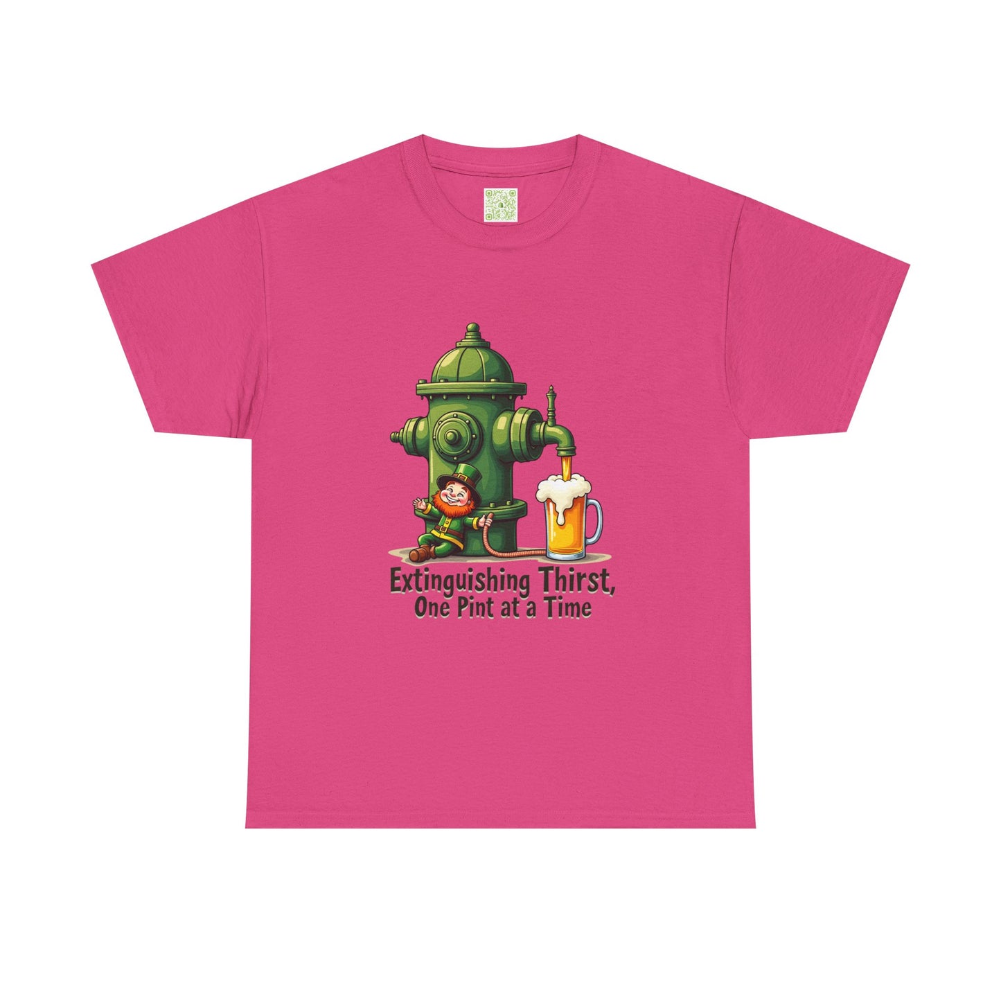 Funny Extinguishing Thirst Unisex Heavy Cotton Tee - Perfect for Pub Lovers, Beer Enthusiasts, Party Goers, Gift, Unisex