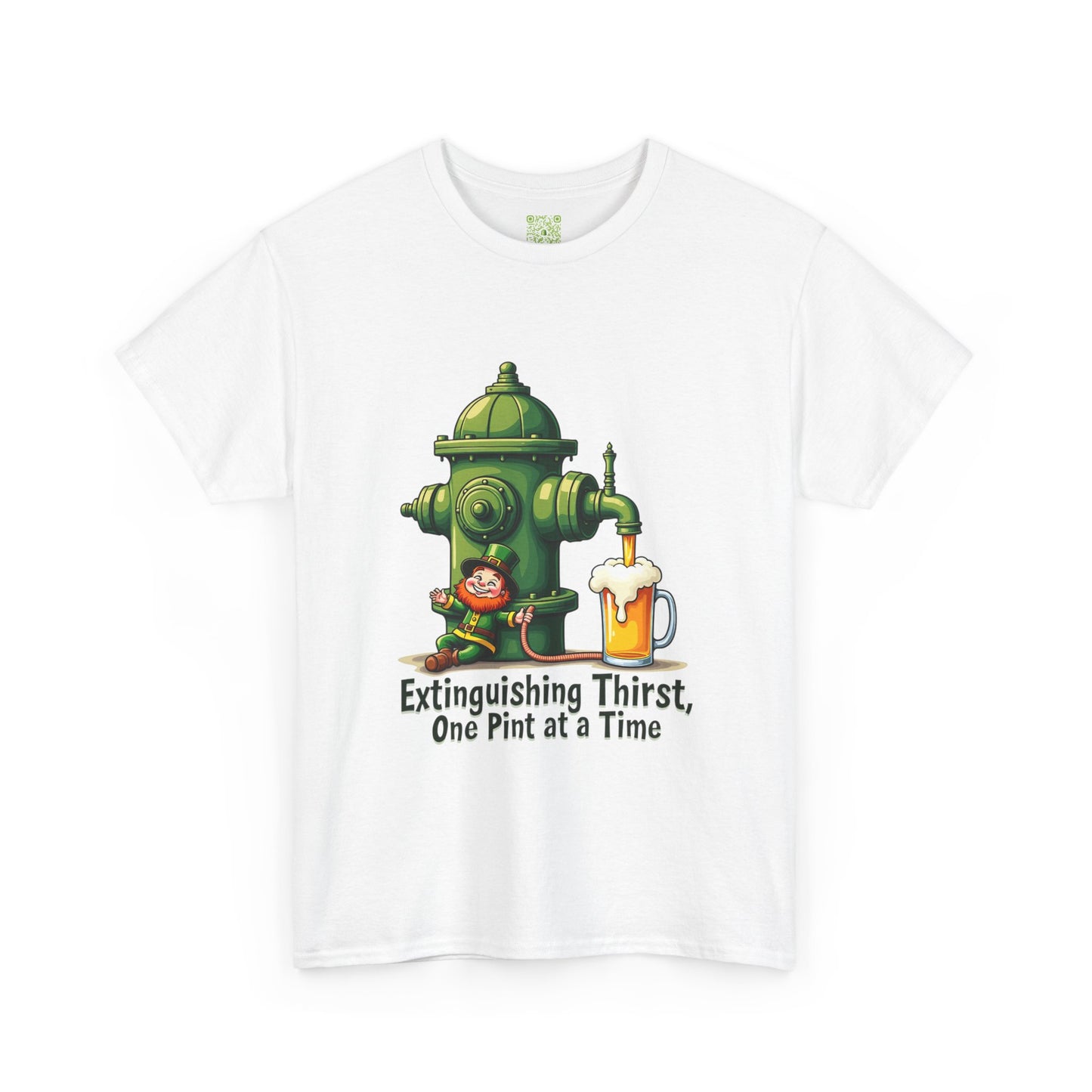 Funny Extinguishing Thirst Unisex Heavy Cotton Tee - Perfect for Pub Lovers, Beer Enthusiasts, Party Goers, Gift, Unisex