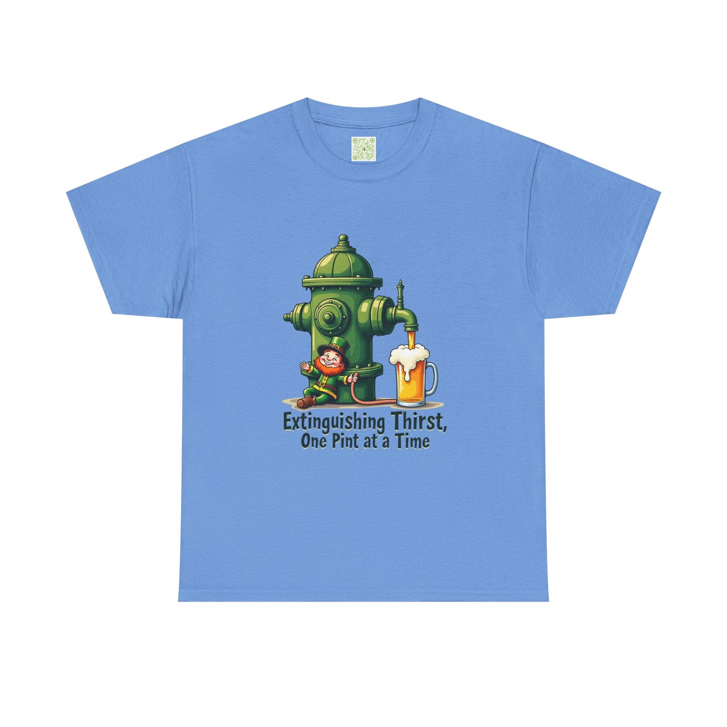 Funny Extinguishing Thirst Unisex Heavy Cotton Tee - Perfect for Pub Lovers, Beer Enthusiasts, Party Goers, Gift, Unisex