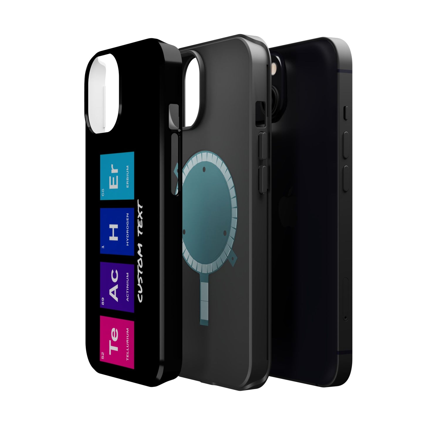 Teacher Element Magnetic Tough Case, Gift for Educator, First Year Teacher, Trendy iPhone Case, Periodic Table