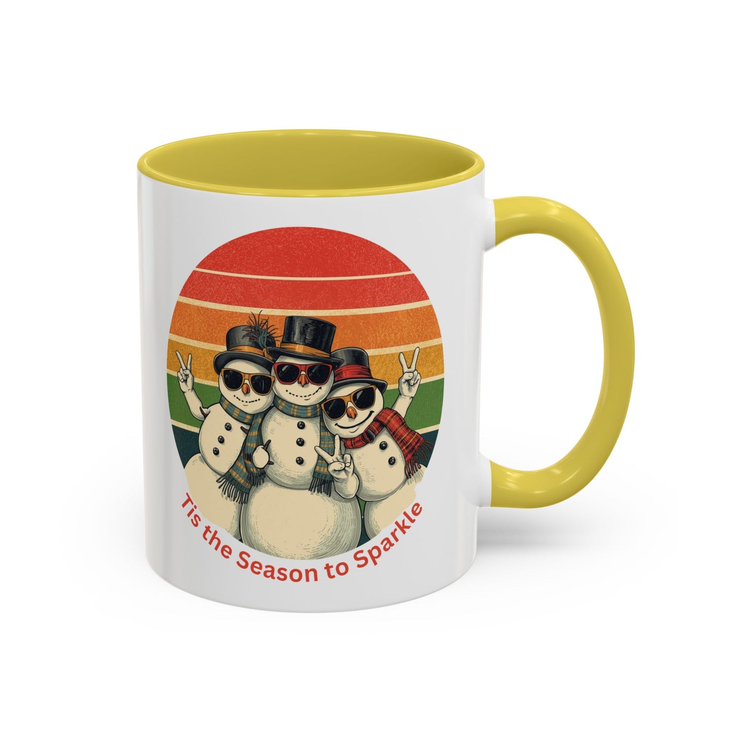 Retro Winter Snowman Mug, Christmas Mug, Nurse Holiday Gift, Gift for Nurse, Nursing Christmas, Nurse Gift, Snowman Mug