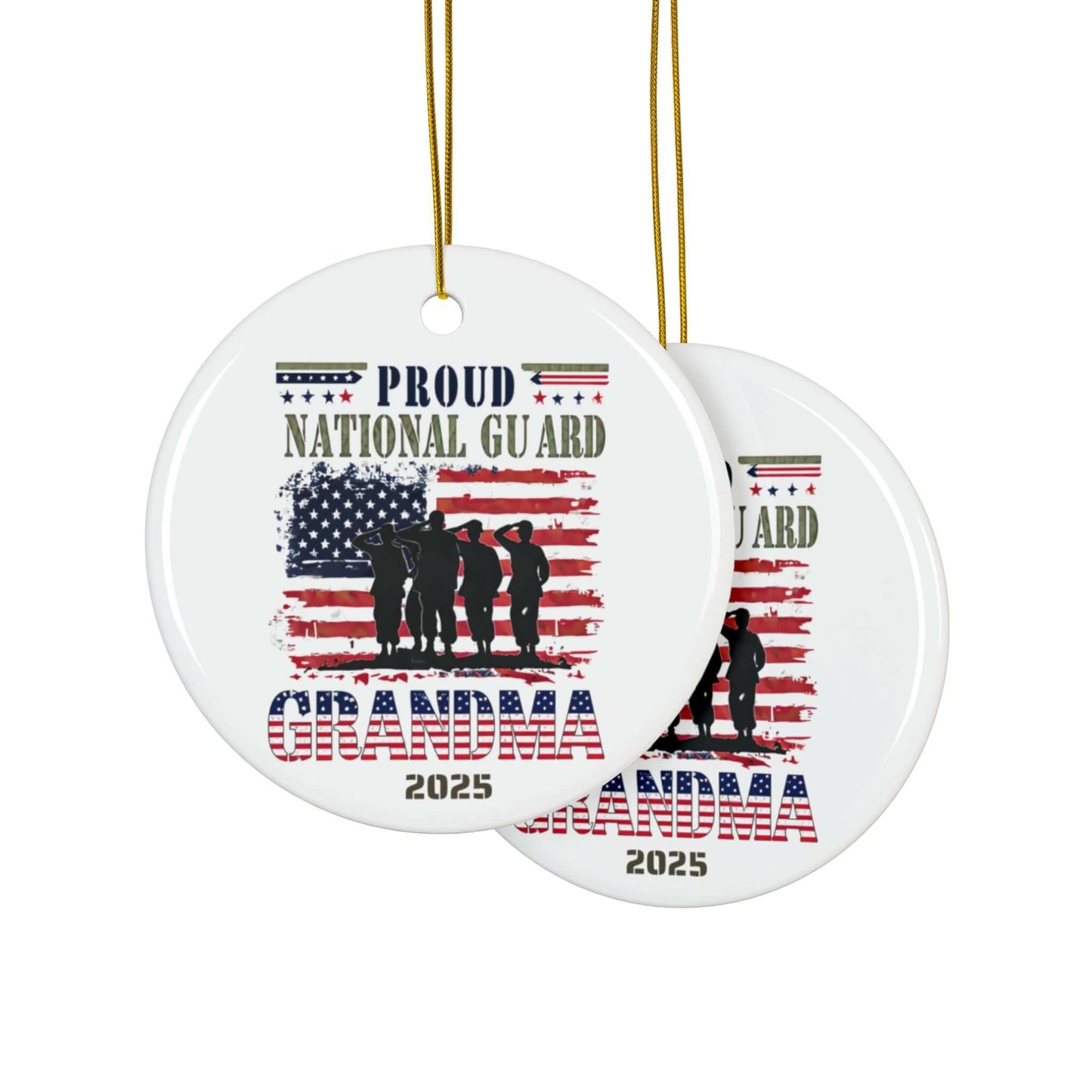 Proud Guard Grandma ornament, Grandma 2025 Ornament