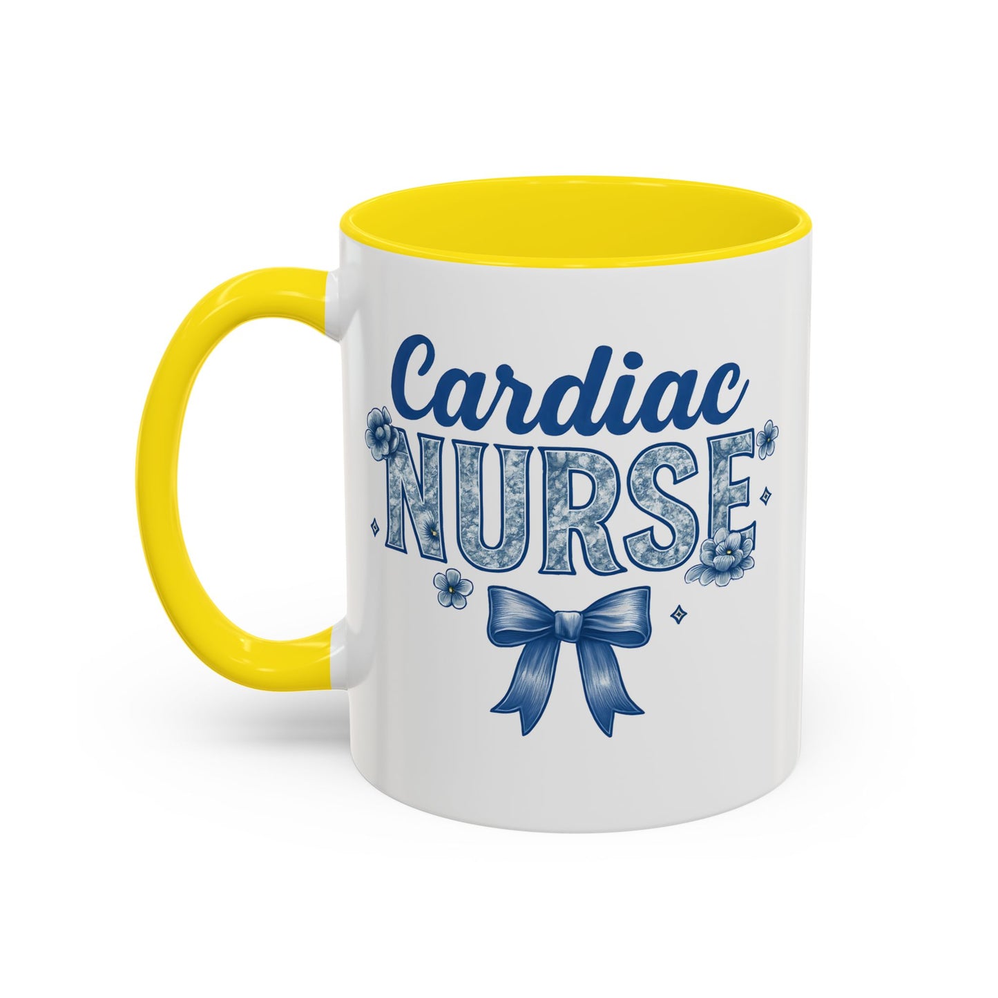 Chinoiserie Nurse Mug, Cardiac Nurse Mug, Cardiac ICU Mug, CVICU Nurse Mug, Cardiology Nurse Gift, Nurse Team Mug