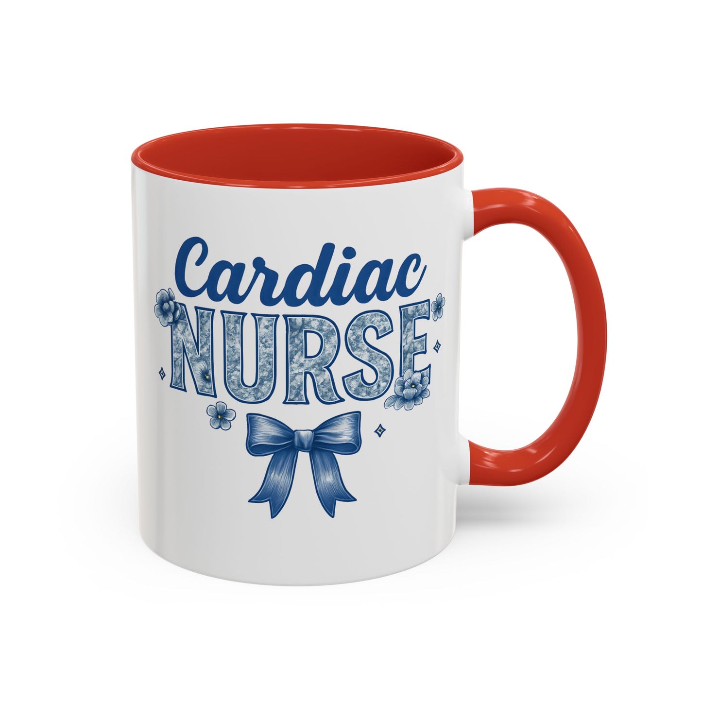 Chinoiserie Nurse Mug, Cardiac Nurse Mug, Cardiac ICU Mug, CVICU Nurse Mug, Cardiology Nurse Gift, Nurse Team Mug