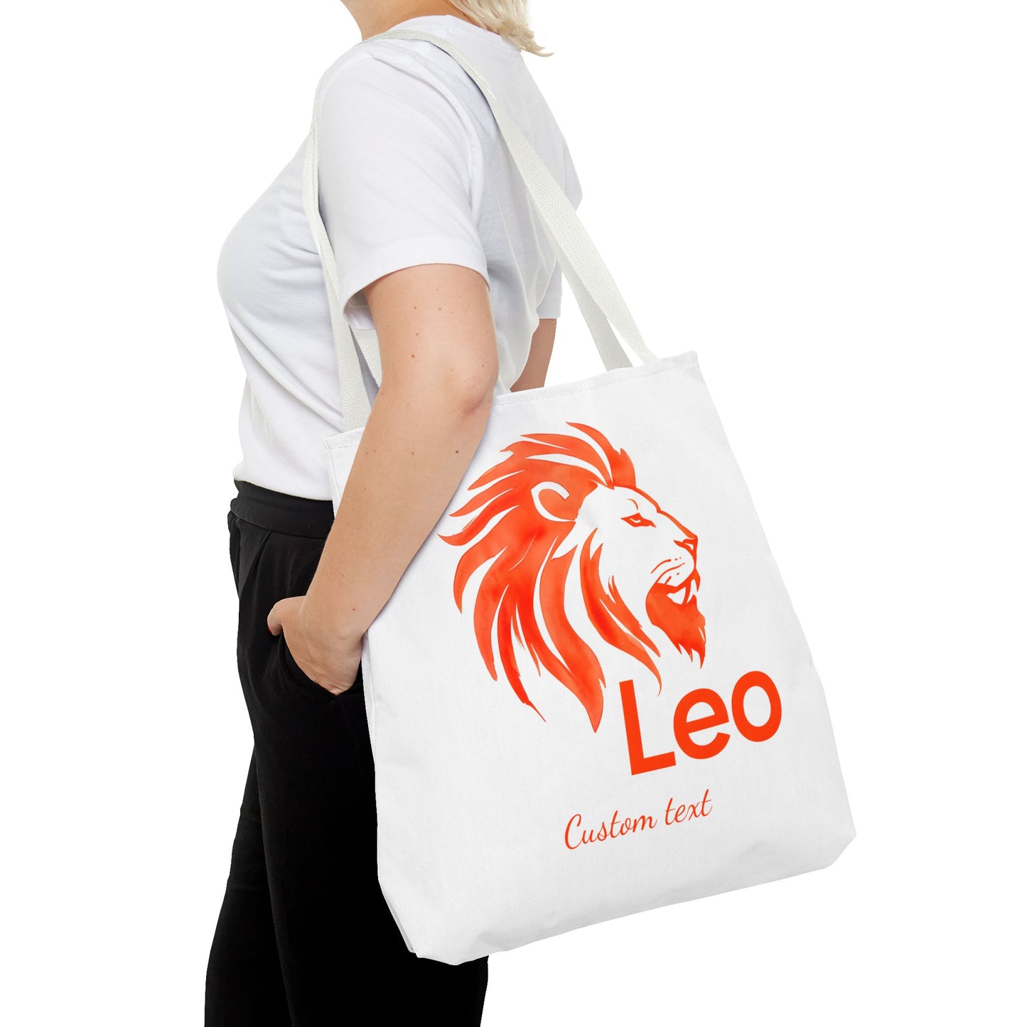 Leo Zodiac Personalized Tote Bag, Artistic Tote Bag, Astrology Lover, Trendy Tote Bag, Weekender, Aesthetic Tote