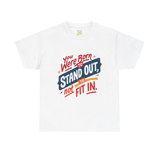 Enneagram 4 You Were Born to Stand Out Tee, Motivational Graphic Tshirt, Creative Souls Gift, Casual Wear, Unisex Tee