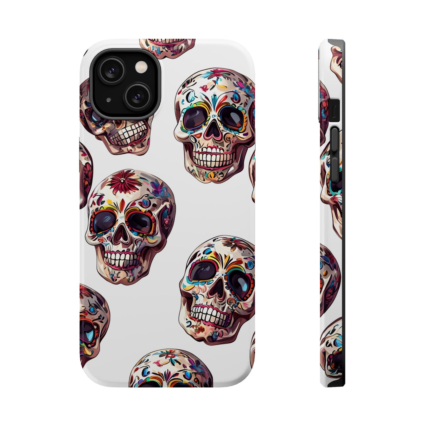 Sugar Skull Phone Case, Dia De Los Muertos, Day Of The Dead, Mexican Tradition, Sugar Skull Art, Wireless Charger