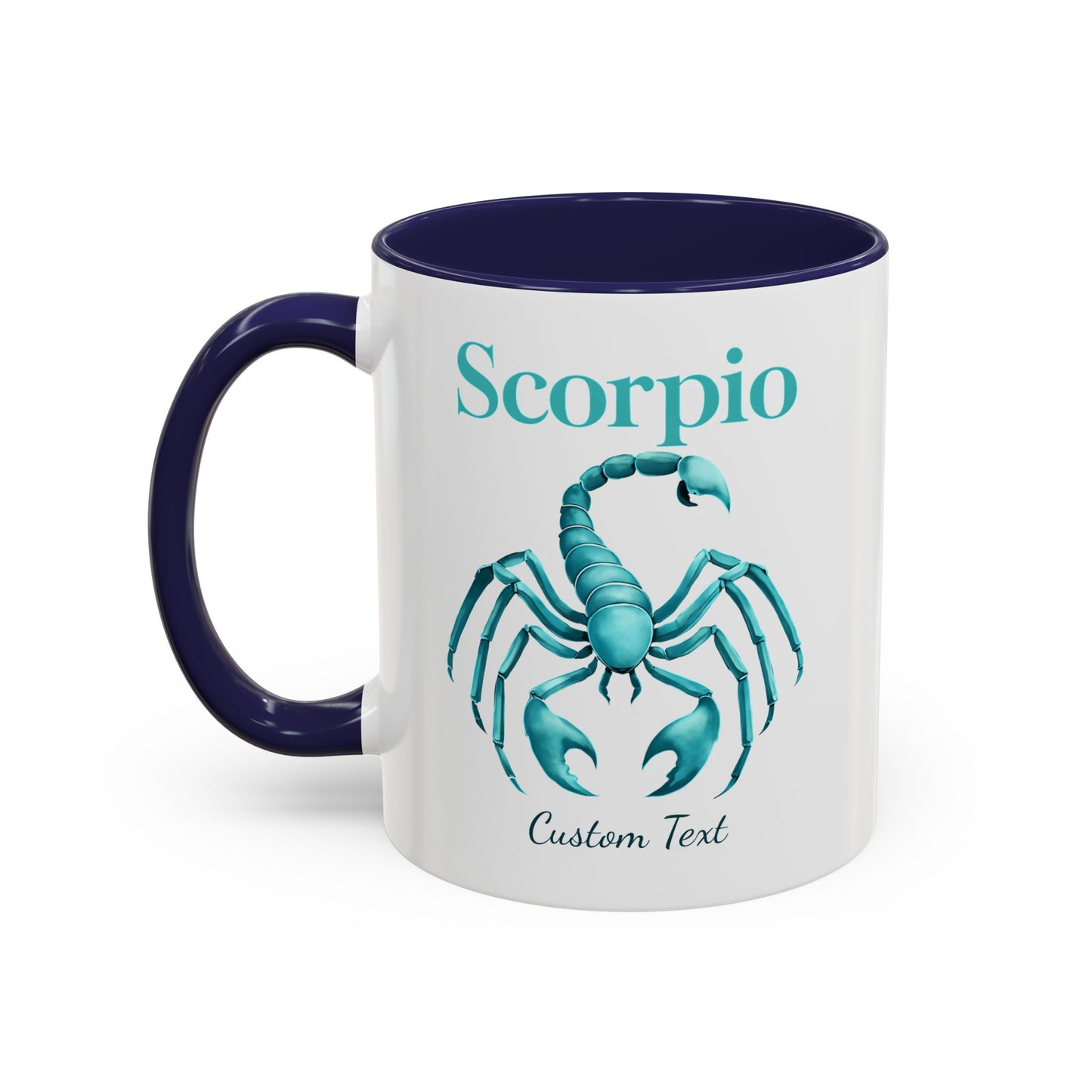 Personalized Scorpio Zodiac Accent Coffee Mug, Astrology Mug, Zodiac Sign Gift, Custom Scorpio Birthday Gift