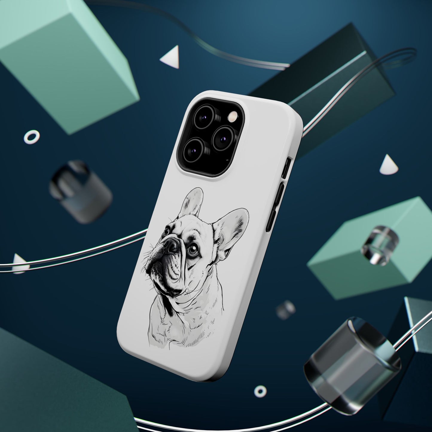 French Bulldog Magnetic Phone Case, Custom Pet Case, Durable Phone Accessories, Gift for Dog Lovers, Unique Phone Protection