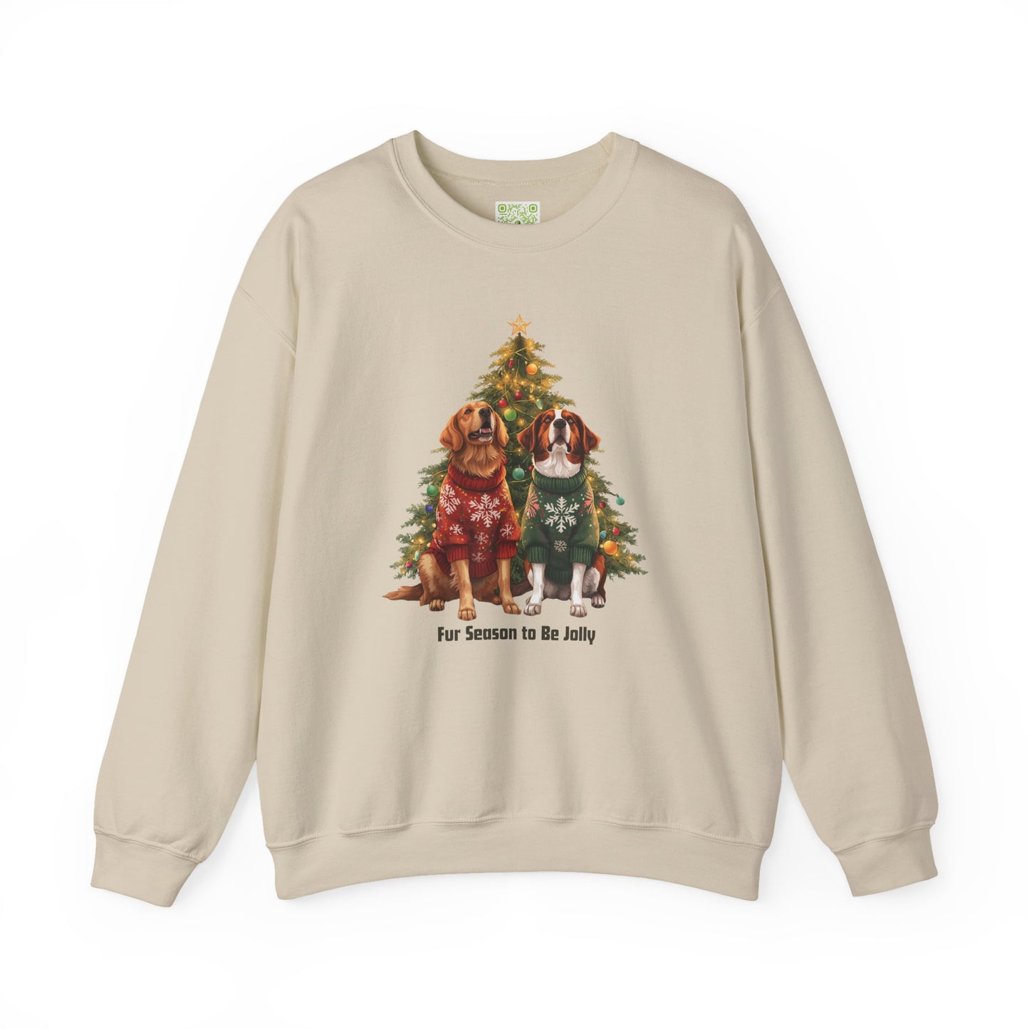 Festive Pet Sweatshirt - Perfect for Holidays, Dog Lovers, Cozy Gatherings, Gift for Pet Parents, Casual Winter Wear