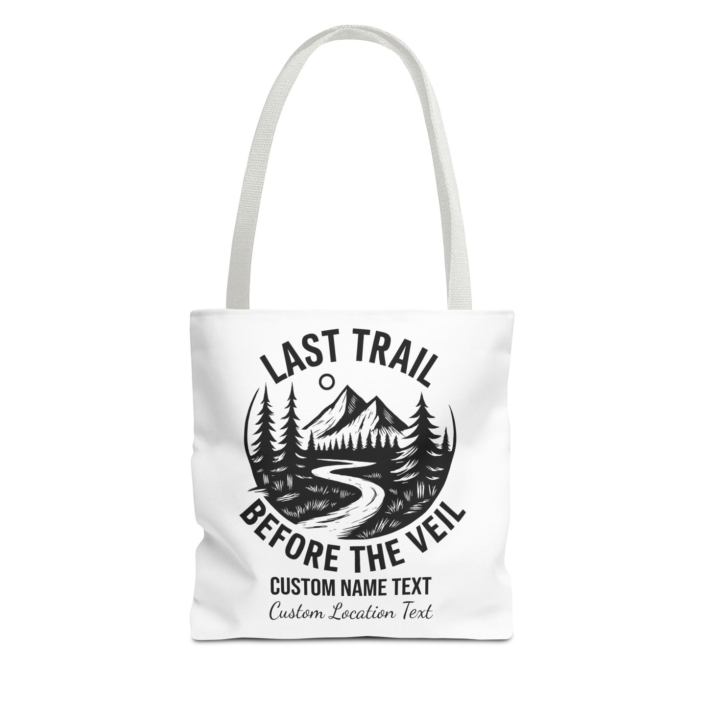 Bachelorette Last Trail Before the Veil Tote, Bride Tote Bag, Bridesmaid Tote Bags, Hen Party Favors, Bride Squad