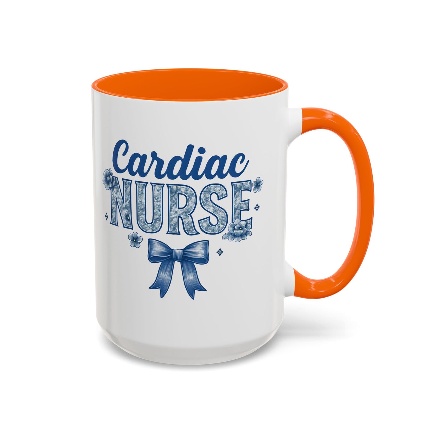 Chinoiserie Nurse Mug, Cardiac Nurse Mug, Cardiac ICU Mug, CVICU Nurse Mug, Cardiology Nurse Gift, Nurse Team Mug