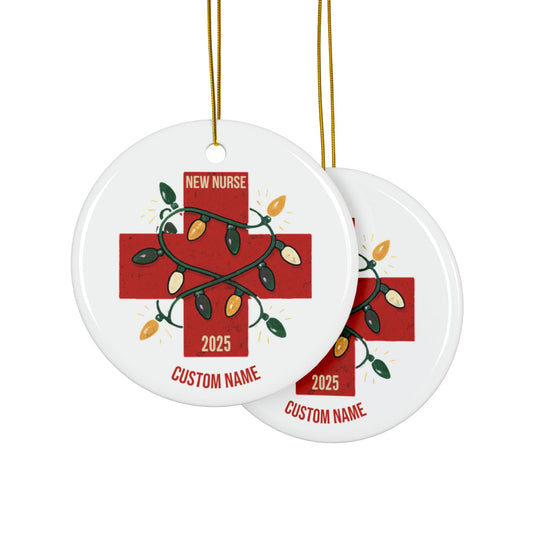 Personalized New Nurse Ornament, Nursing Ornament, Nurse Graduate Gift, Graduation Ornament, New Nurse Gift