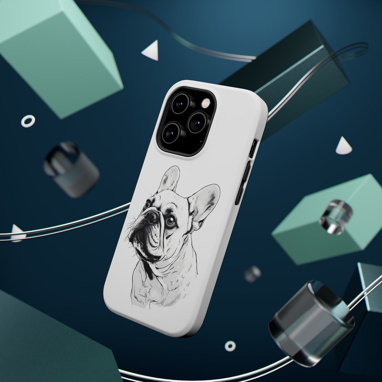 French Bulldog Magnetic Phone Case, Custom Pet Case, Durable Phone Accessories, Gift for Dog Lovers, Unique Phone Protection