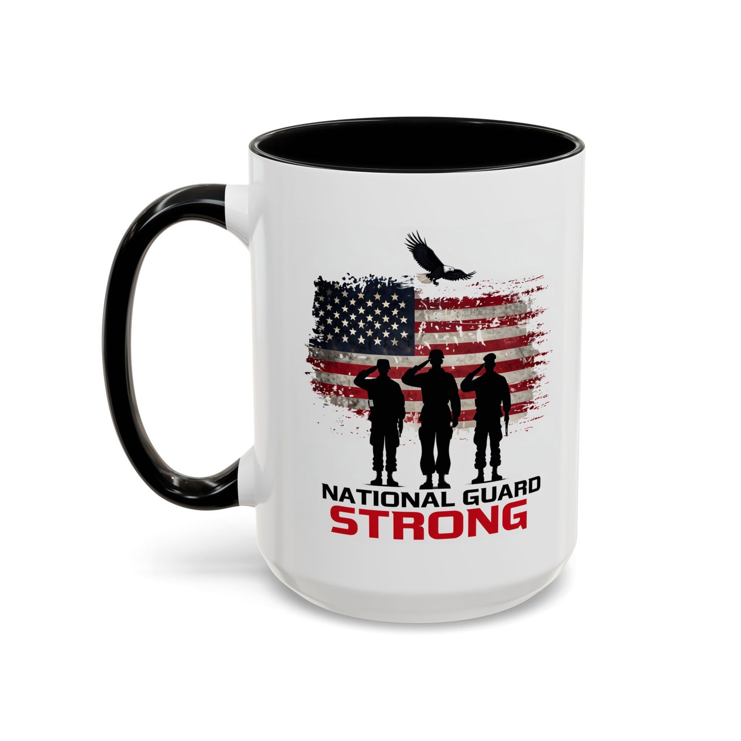 Patriotic National Guard Coffee Mug, Air National Guard, Army Wife Mug, Gift for Soldier, Army Veteran Gift, Army Dad Mug