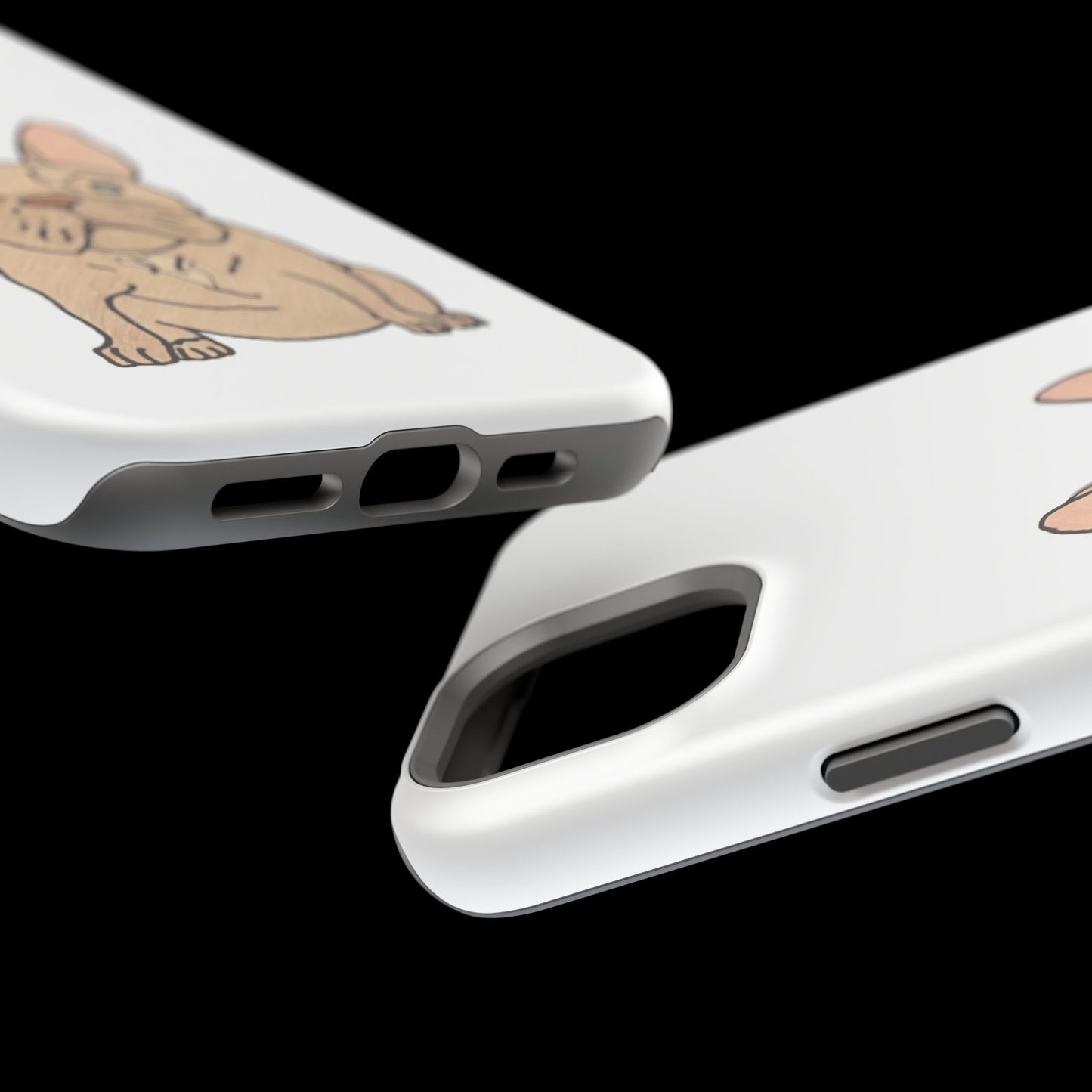 French Bulldog Magnetic Tough Case, Cute Pet Phone Cover, Dog Lover Gift, MagSafe Phone Protector, Unique Phone Accessory
