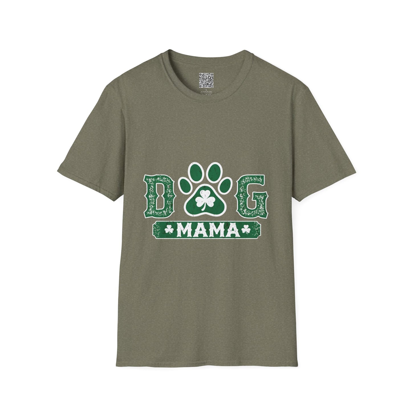 Dog Mama T-Shirt - Unisex Pet Lover Tee, Dog Paw Print Shirt, Dog Mom Gift, Casual Wear for Animal Lovers