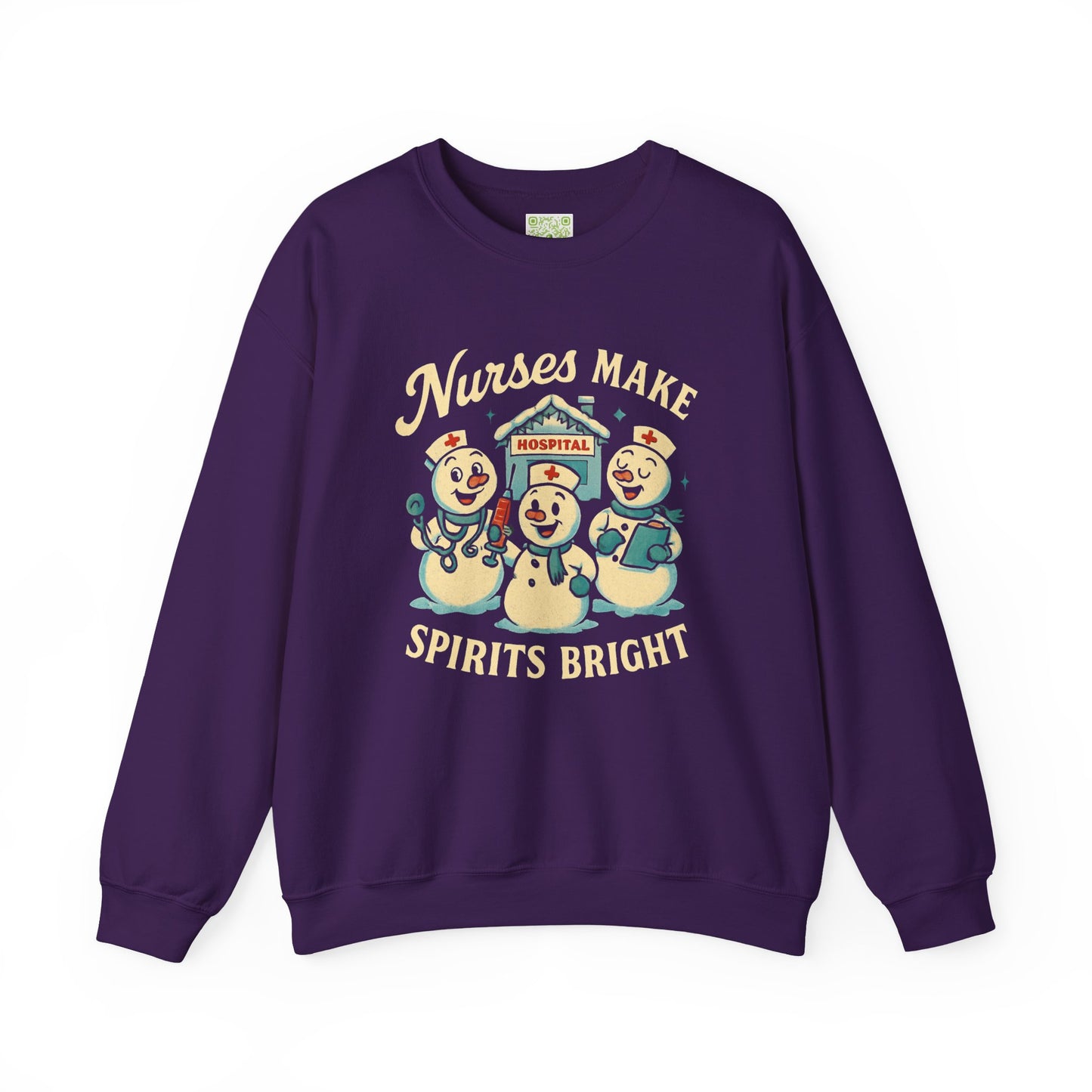 Nurse Snowman Holiday Sweatshirt, Future Nurse Gift, Nurse Retirement, Nurse Practitioner, Nursing Graduation, Gift for Nurse