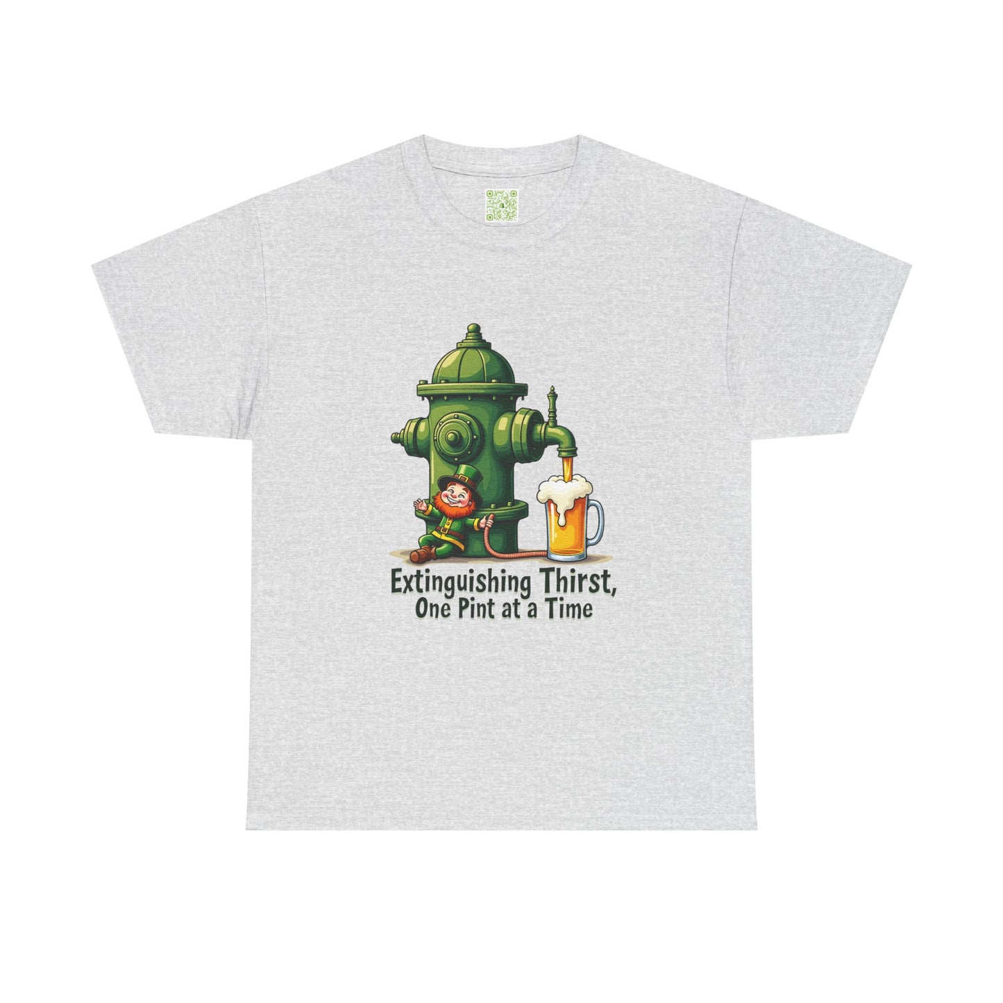 Funny Extinguishing Thirst Unisex Heavy Cotton Tee - Perfect for Pub Lovers, Beer Enthusiasts, Party Goers, Gift, Unisex