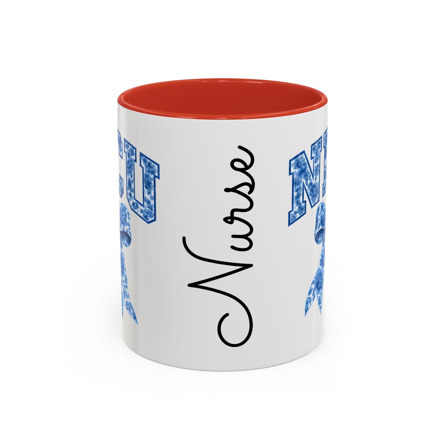 NICU Nurse Chinoiserie Accent Coffee Mug, Nurse Retirement Mug, NICU Nurse Mug, New Job Gift, Mug For NICU Nurse